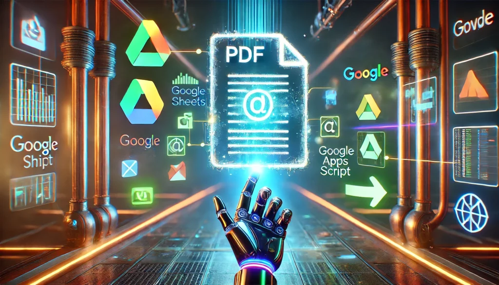 Google Sheets en pdf avec Apps Script